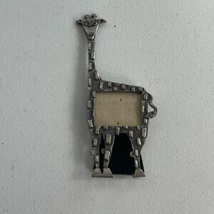 VTG Ashleigh Manor Pewter Giraffe Photo Frame By Ruth Reynold